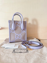 Carica l'immagine nel visualizzatore di Gallery, Gucci Mini Tote Canvas GG Jumbo Lilla