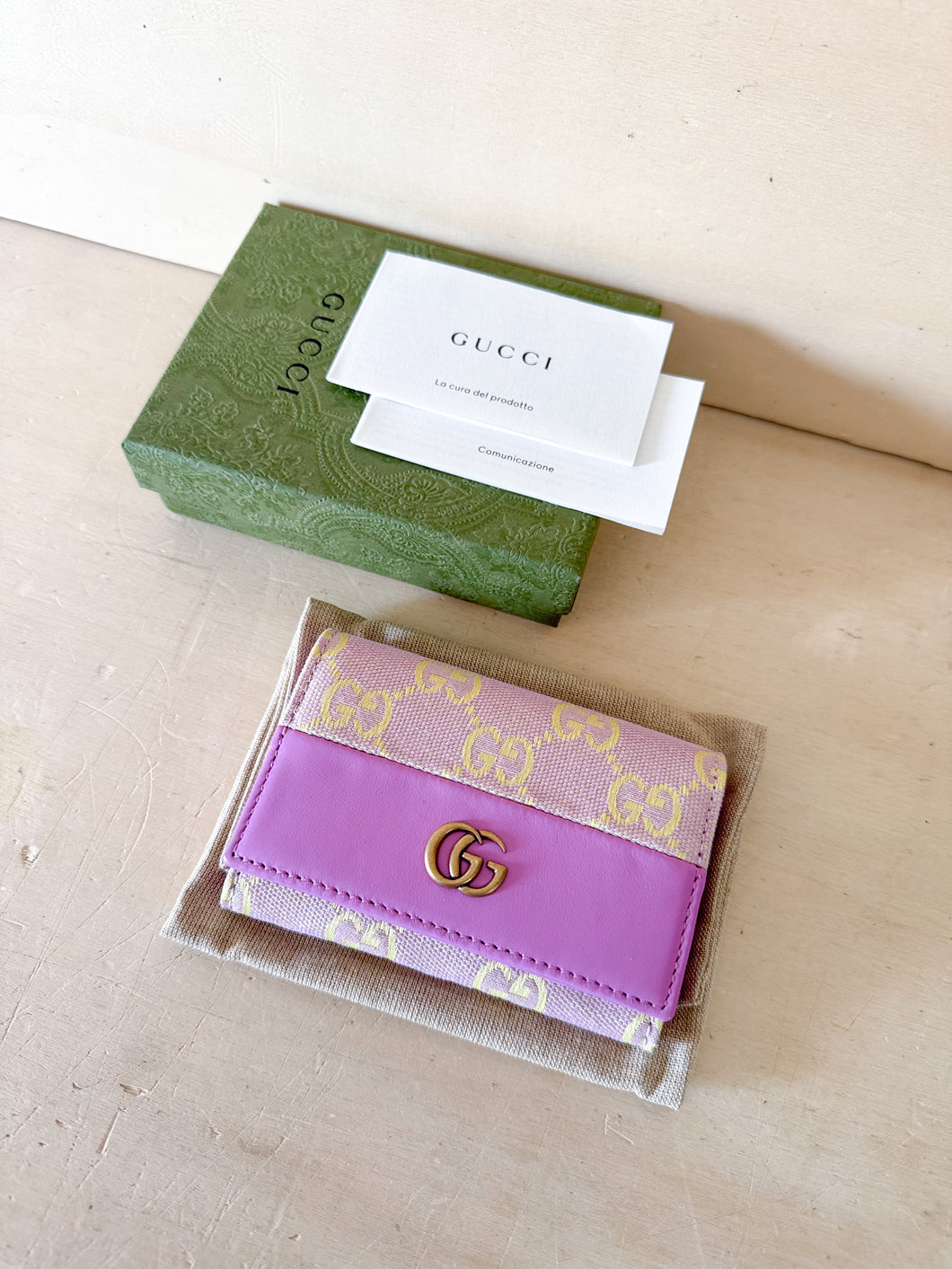 Gucci Portacarte GG Marmont Bicolor