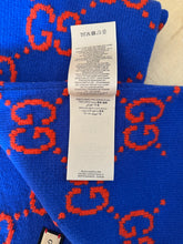Carica l'immagine nel visualizzatore di Gallery, Gucci Maxi Sciarpa Lana GG Blu
