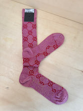 Carica l&#39;immagine nel visualizzatore di Gallery, Gucci Calze Lamé Logo GG Rosa
