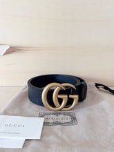 Carica l'immagine nel visualizzatore di Gallery, Gucci Cintura Marmont GG Nera
