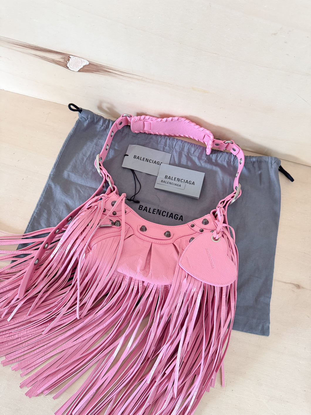 Balenciaga Borsa Le Cagole XS Con Frange