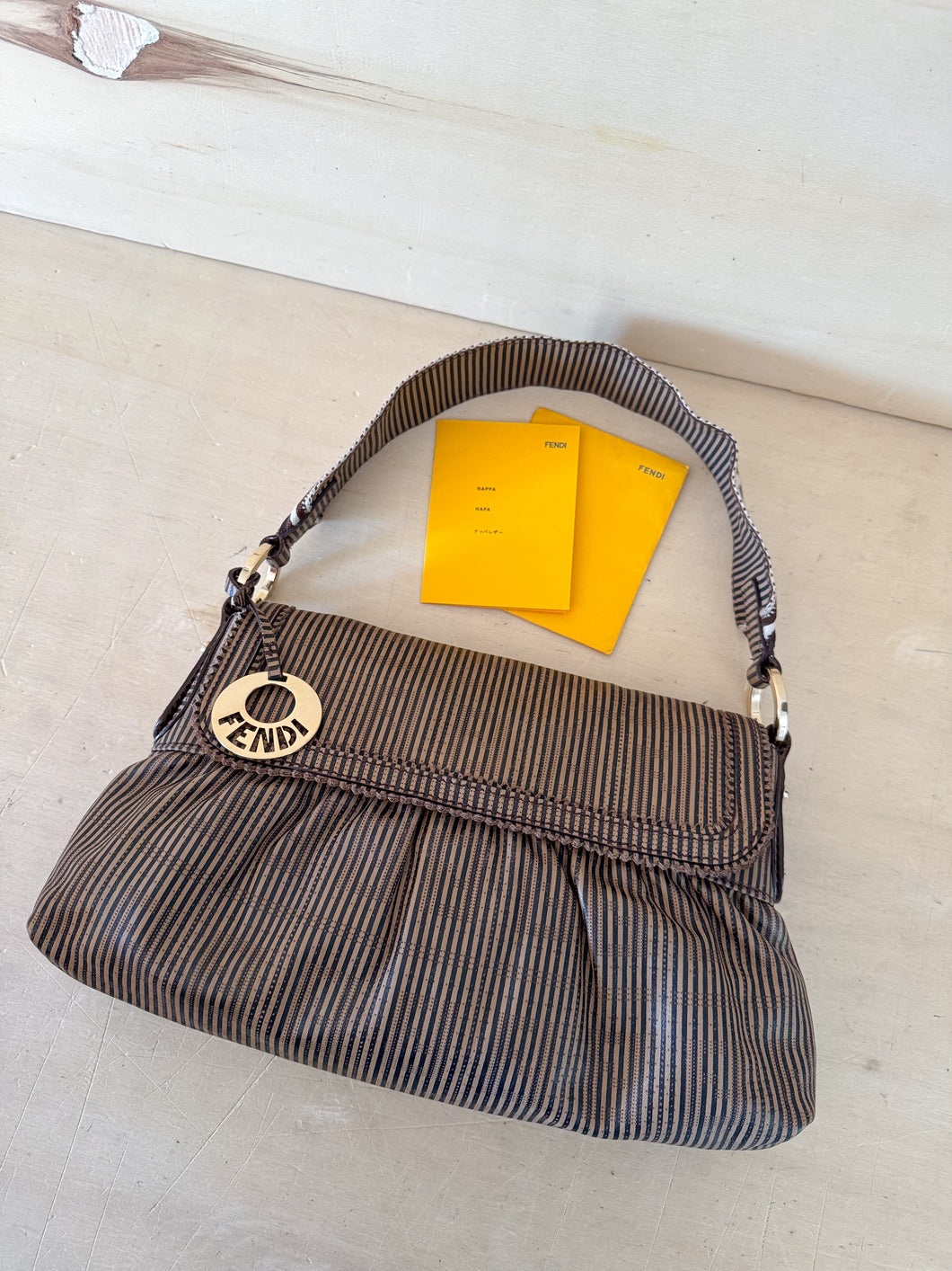 Fendi Chef Limited Edition FF Traforate Marrone