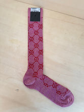 Carica l&#39;immagine nel visualizzatore di Gallery, Gucci Calze Lamé Logo GG Rosa
