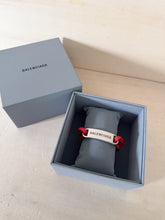 Carica l&#39;immagine nel visualizzatore di Gallery, Balenciaga Bracciale Plate Rosso
