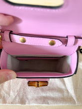 Carica l&#39;immagine nel visualizzatore di Gallery, Gucci Bamboo Mini Shoulder Bag Rosa
