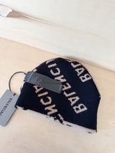 Carica l&#39;immagine nel visualizzatore di Gallery, Balenciaga Cappello Lana Logo Beige
