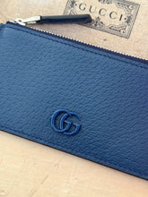 Carica l'immagine nel visualizzatore di Gallery, Gucci Portacarte &amp; Monete GG Marmont Blu
