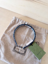 Carica l&#39;immagine nel visualizzatore di Gallery, Gucci Cerchietto GG Denim

