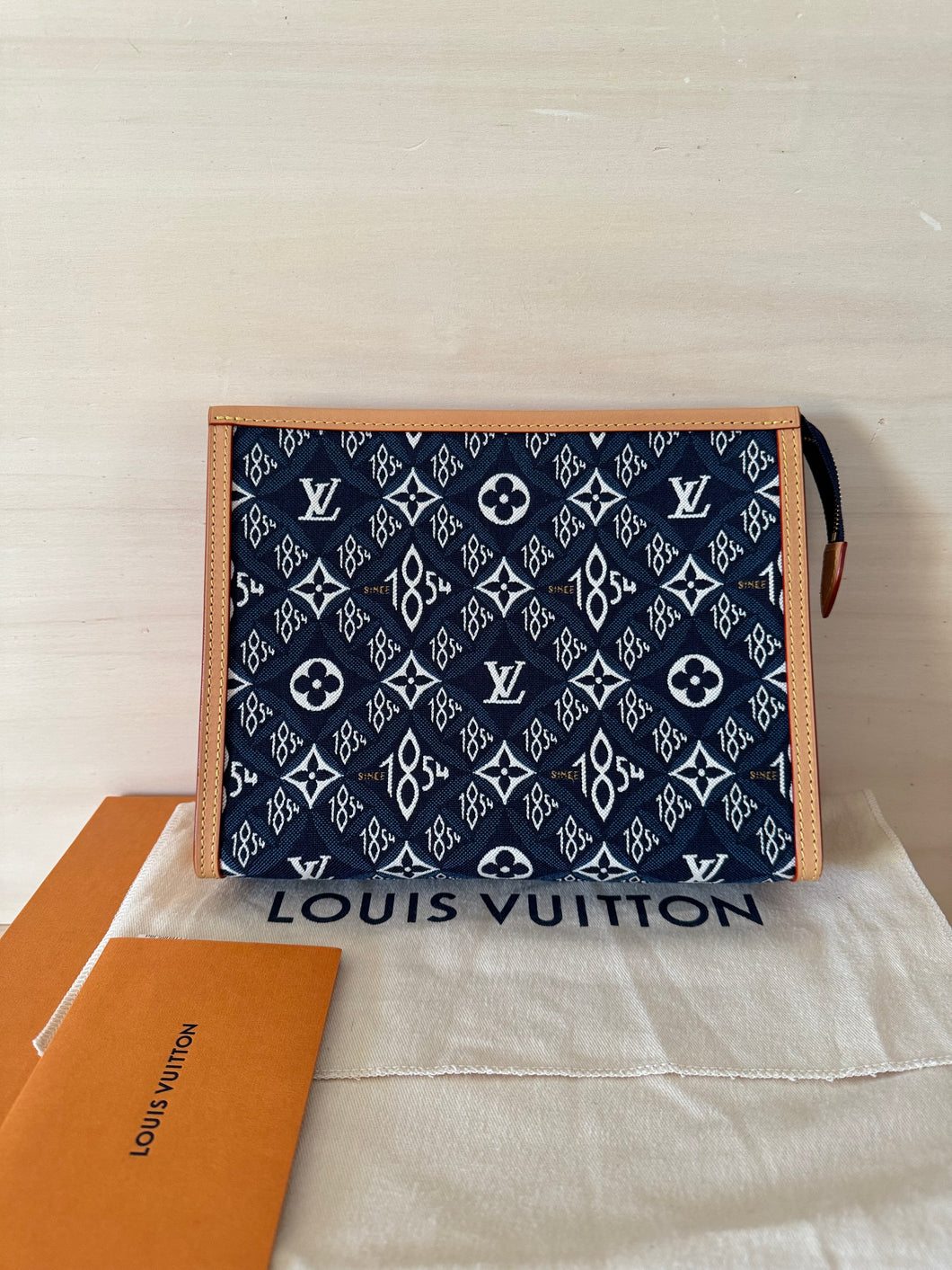 Louis Vuitton Pochette Toilette Limited Edition 1854 Blue