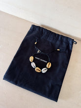 Carica l&#39;immagine nel visualizzatore di Gallery, Saint Laurent Bracciale Conchiglie &amp; Pelle
