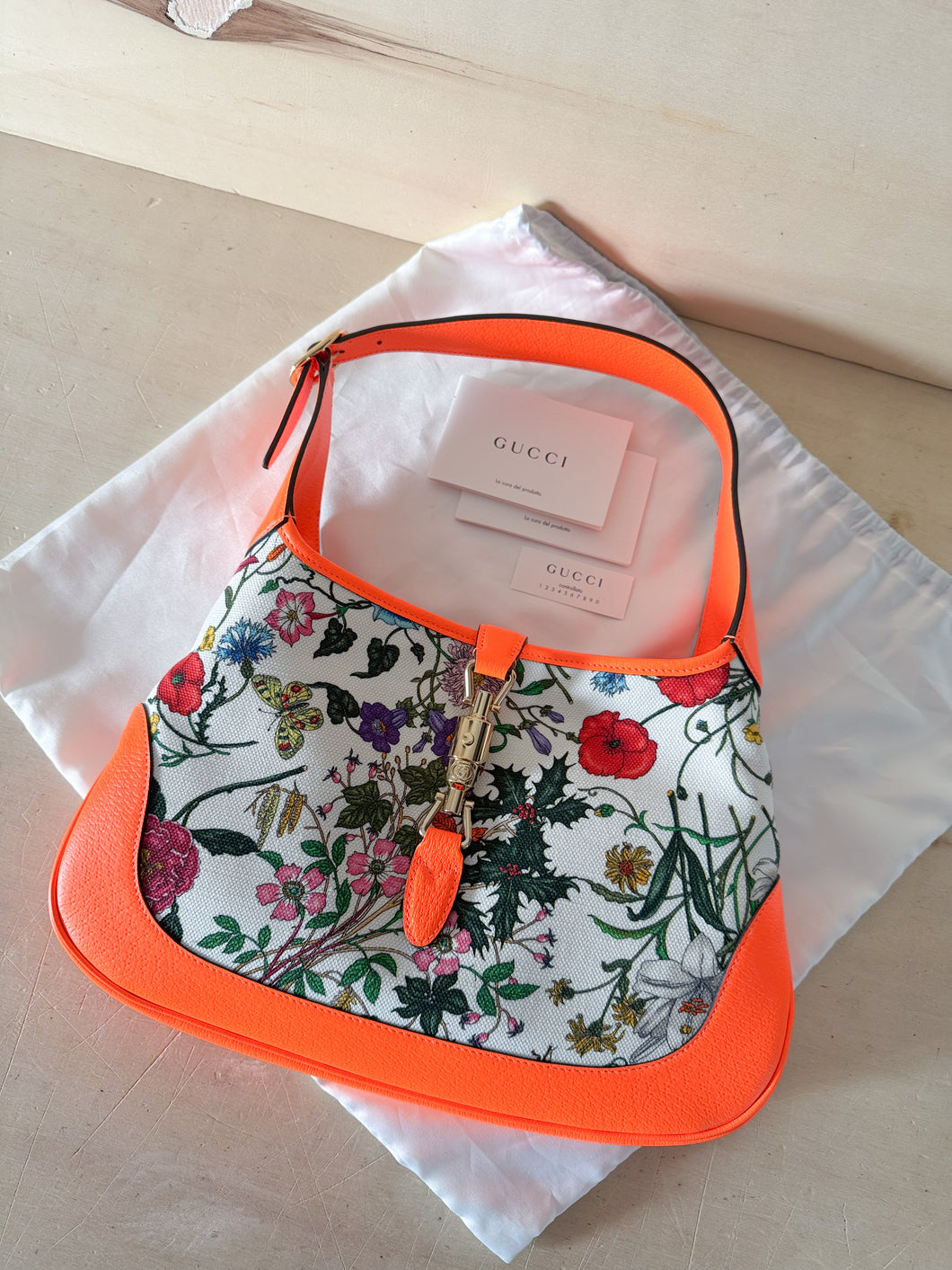 Gucci Jackie 1961 Arancione Fluo