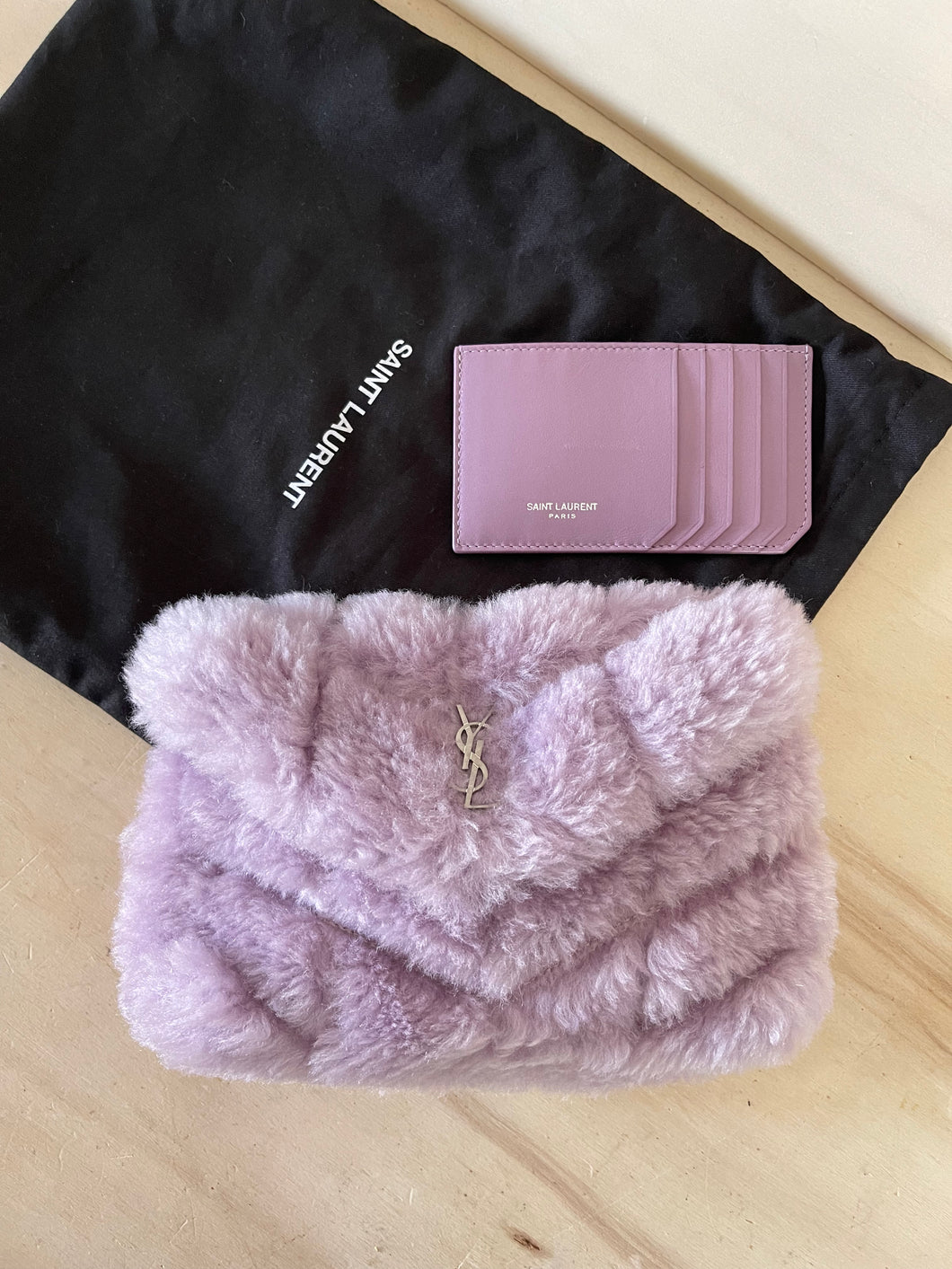 Saint Laurent Puffer Pouch